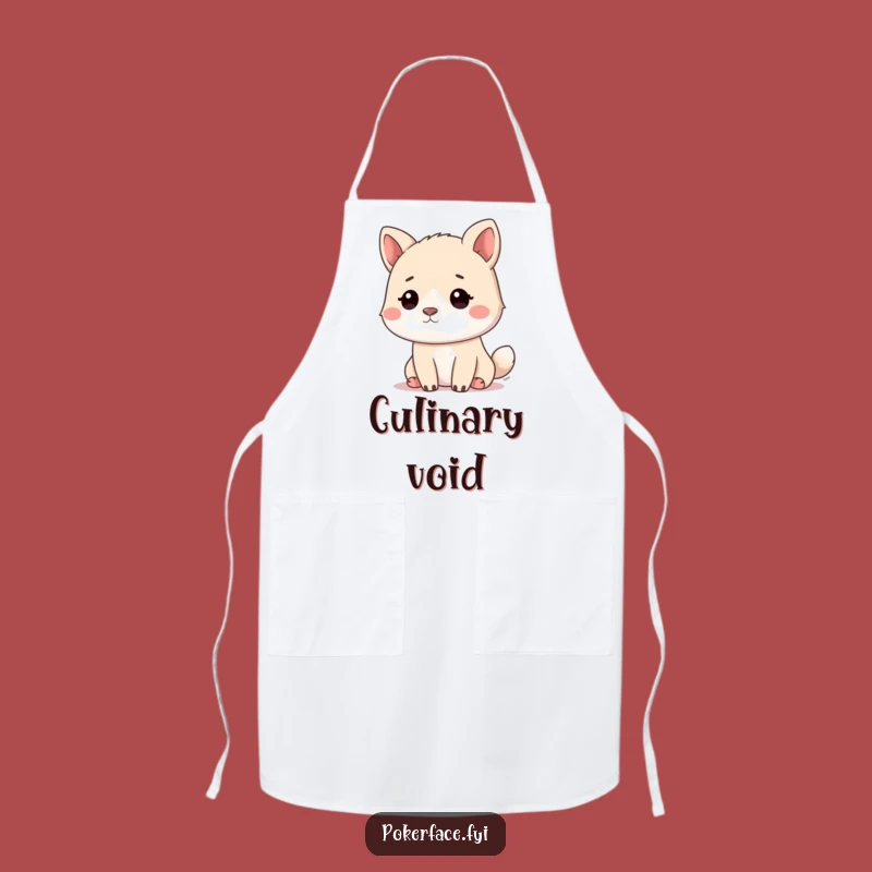 Funny Calm Animal Apron: Cook with Serenity and a Blank Stare Gift
