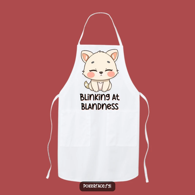 Funny Slow Blink Animal Apron - Cook with Unflappable Style