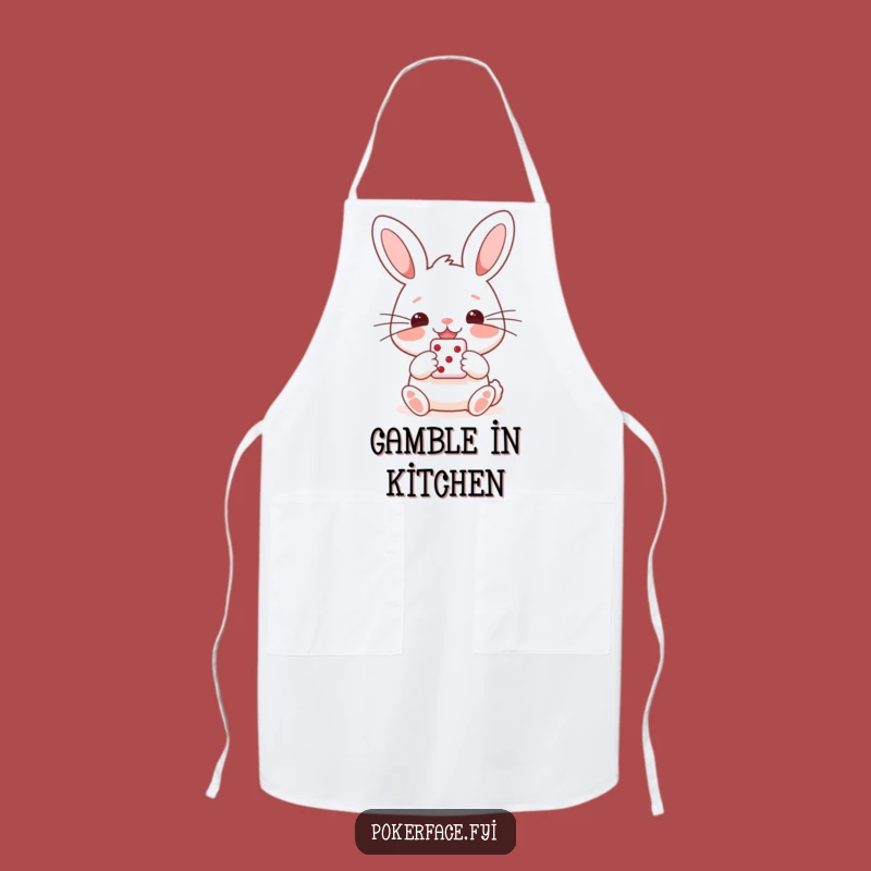 Funny Rabbit Apron: Lucky Die Holder, Happy Chef Character Gift