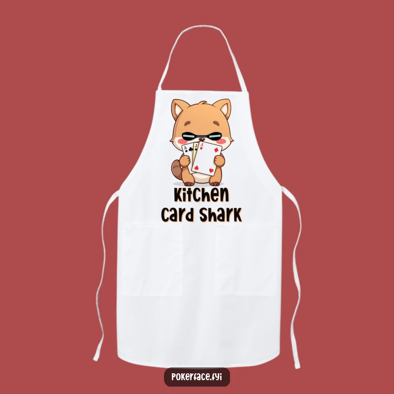 Funny Mystery Animal Card Apron: Cook with a Hint of Intrigue
