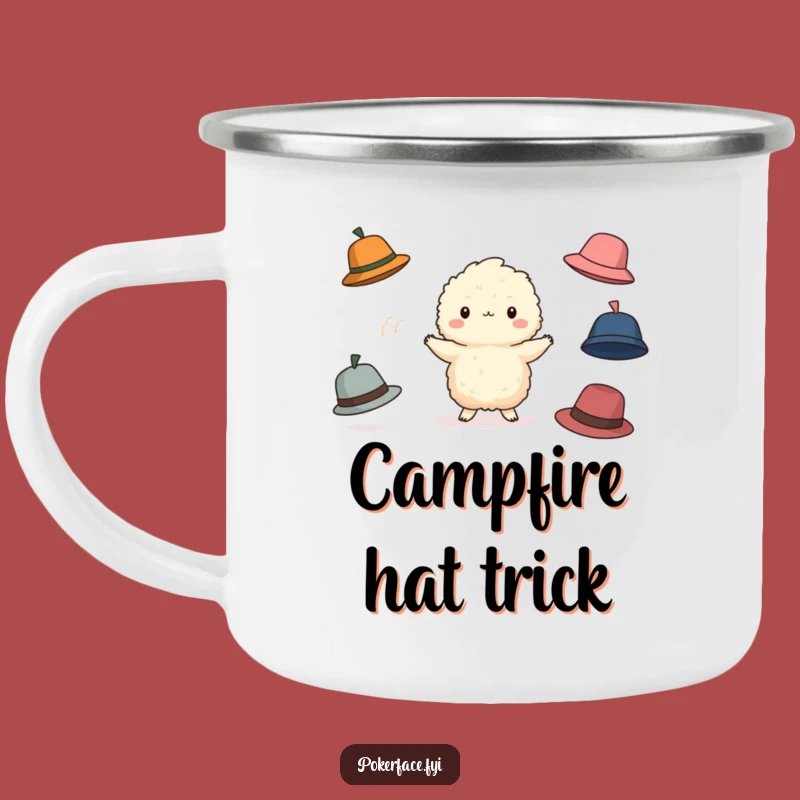 Funny Juggling Creature Camping Mug: Sip Your Chaos, Adventure Fuel, Hilarious Gift!