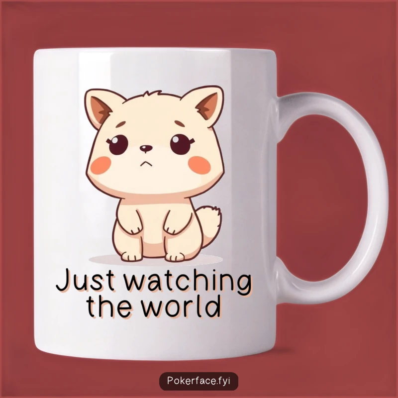 Funny Stoic Animal Mug: Perfect Calm Observer Funny Gift