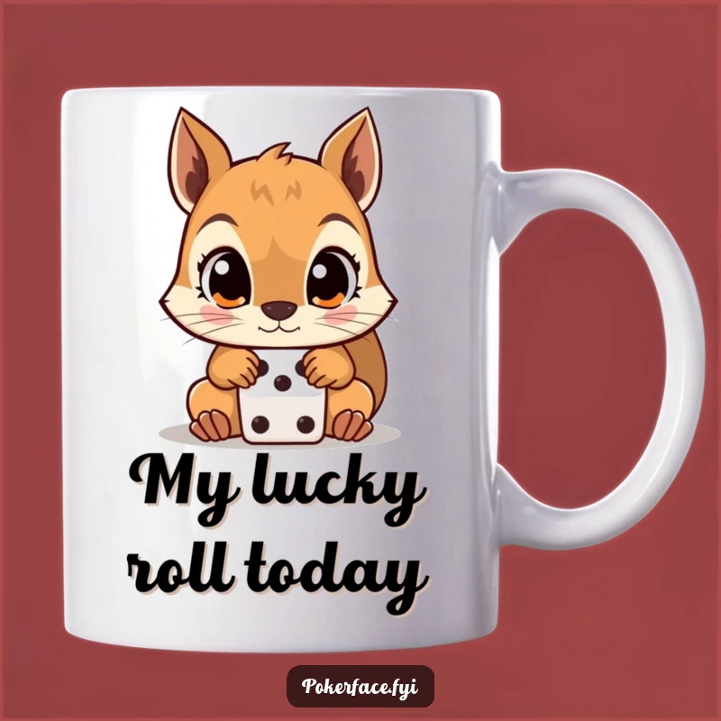 Funny Squirrel Dice Mug: A Hilarious Gift for Gamblers and Animal Lovers