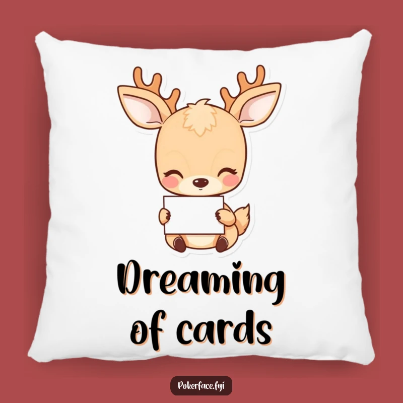 Funny Deer Pillow: Nap in Neutrality - A Soft & Funny Gift