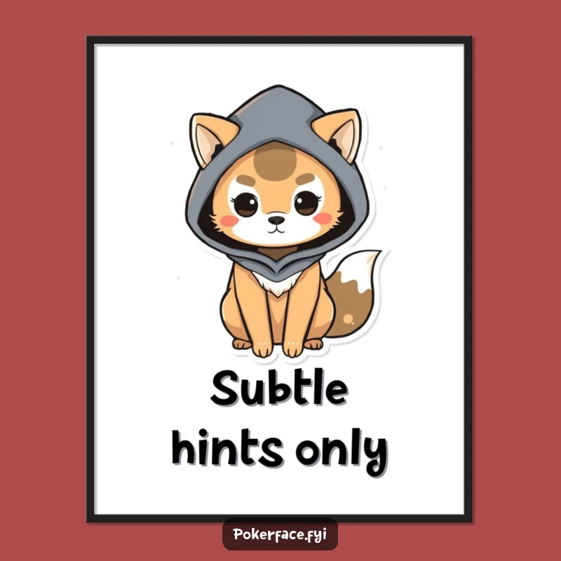 Funny Mysterious Animal Digital Art: Subtle Wall Decor, Funny Gift