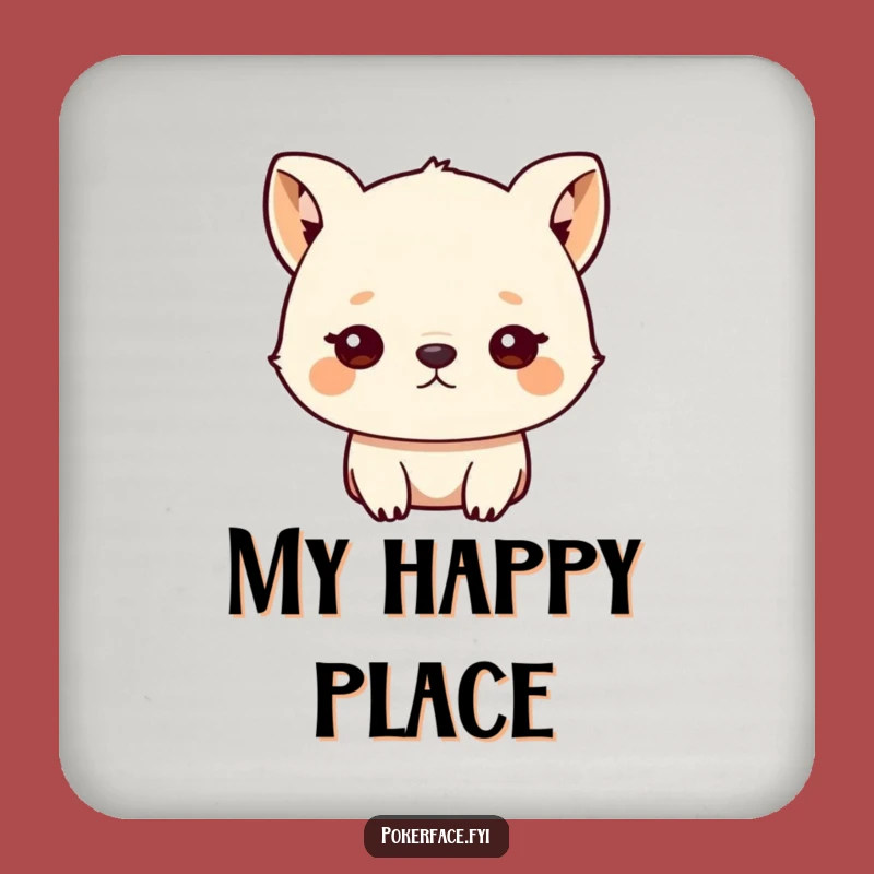 Funny Blank Stare Coaster Set: Protect Surfaces with Unblinking Cool