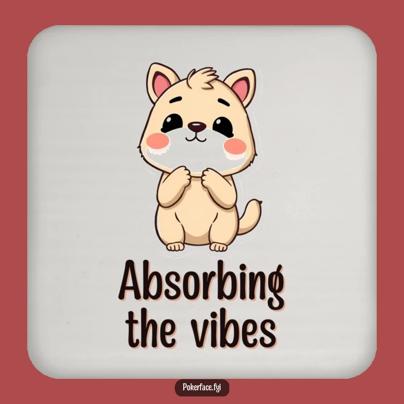 Funny No Reaction Animal Coaster Set - Protect Surfaces with Hilarious Neutrality