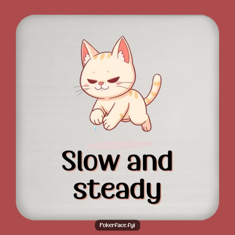 Funny Stealth Cat Drink Coaster: Protect Surfaces with Feline Finesse