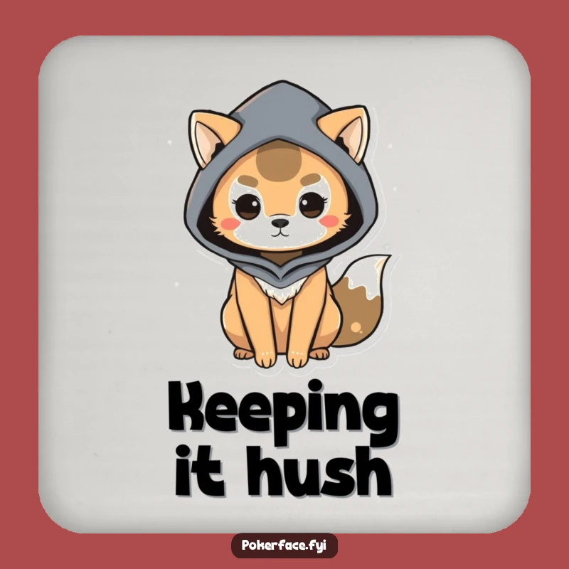 Funny Mysterious Animal Coaster: Subtle Surface Protector, Funny Gift