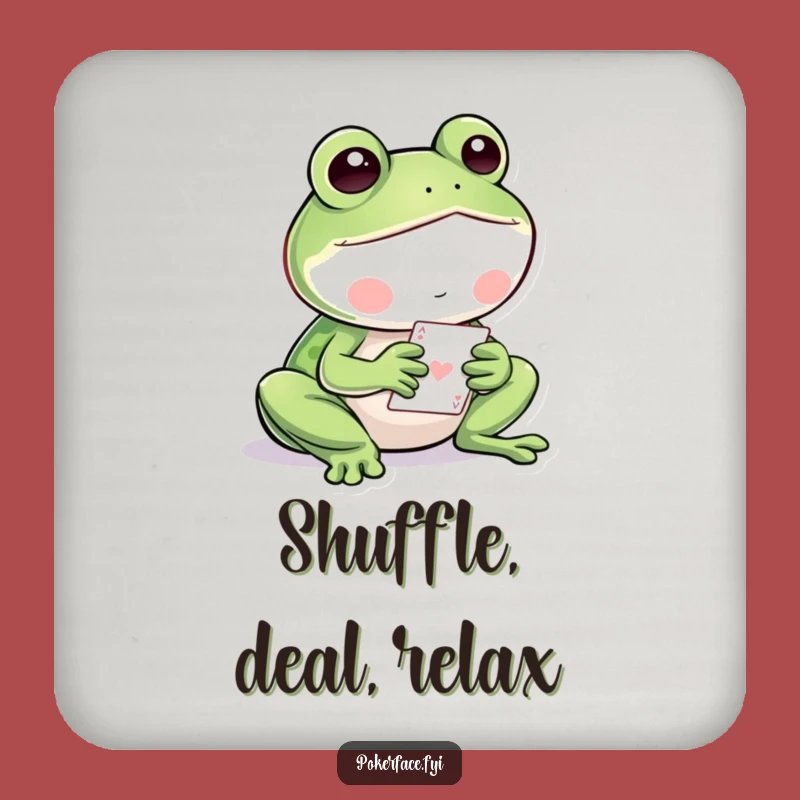 Funny Frog Coasters (Set of 4): Protect Your Table with Calm - A Funny Gift