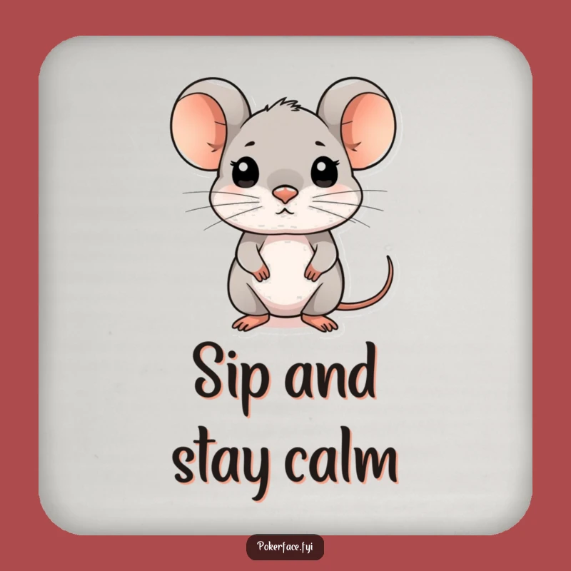 Funny Composed Mouse Coasters - Guard Your Surfaces with Mystery