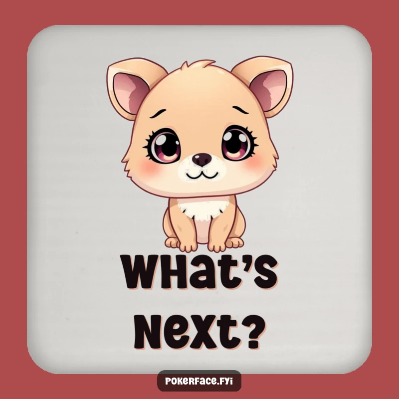 Funny Curious Animal Coaster: Sip with Mystery, Funny Gift