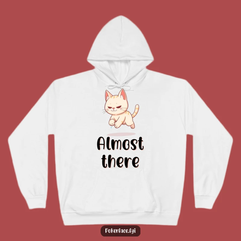 Cozy Funny Stealth Cat Hoodie: Stealth Mode Activated Comfort