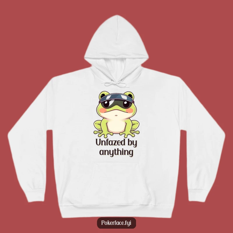 Funny Frog Visor Hoodie: Stay Cozy and Cool with This Hilarious Frog Sweatshirt