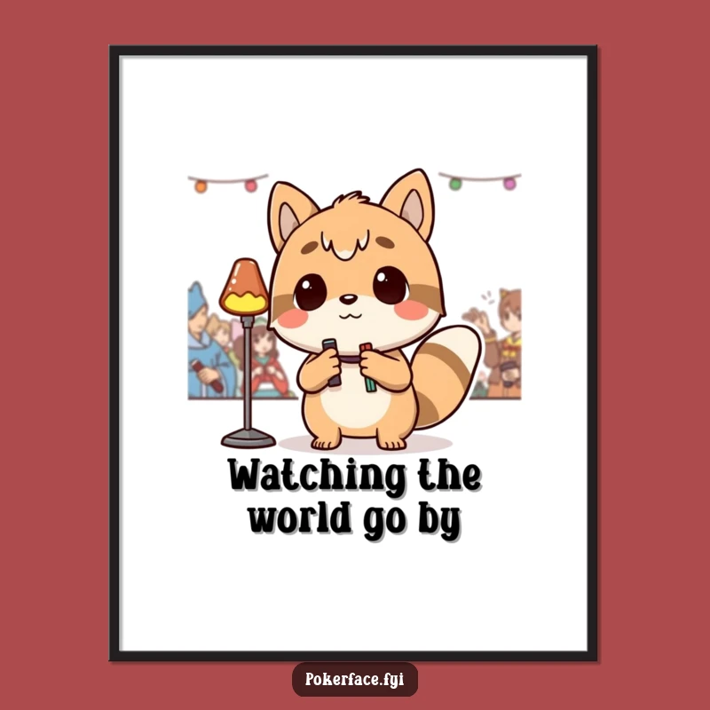 Free Printable Detached Animal Wall Art: Funny Observer Art Downloadable