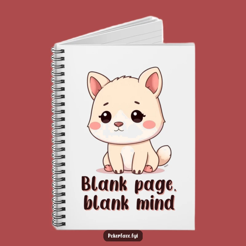 Funny Calm Animal Notebook: Jot Down Thoughts with a Hilarious Blank Stare