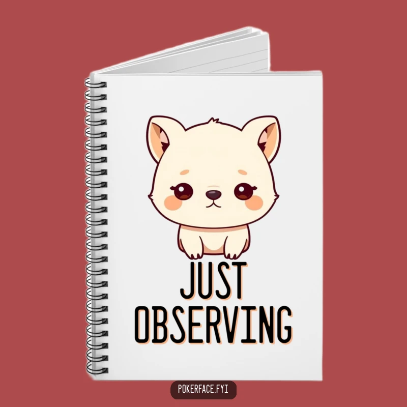 Funny Blank Stare Notebook: Jot Down Thoughts with Zero Expression
