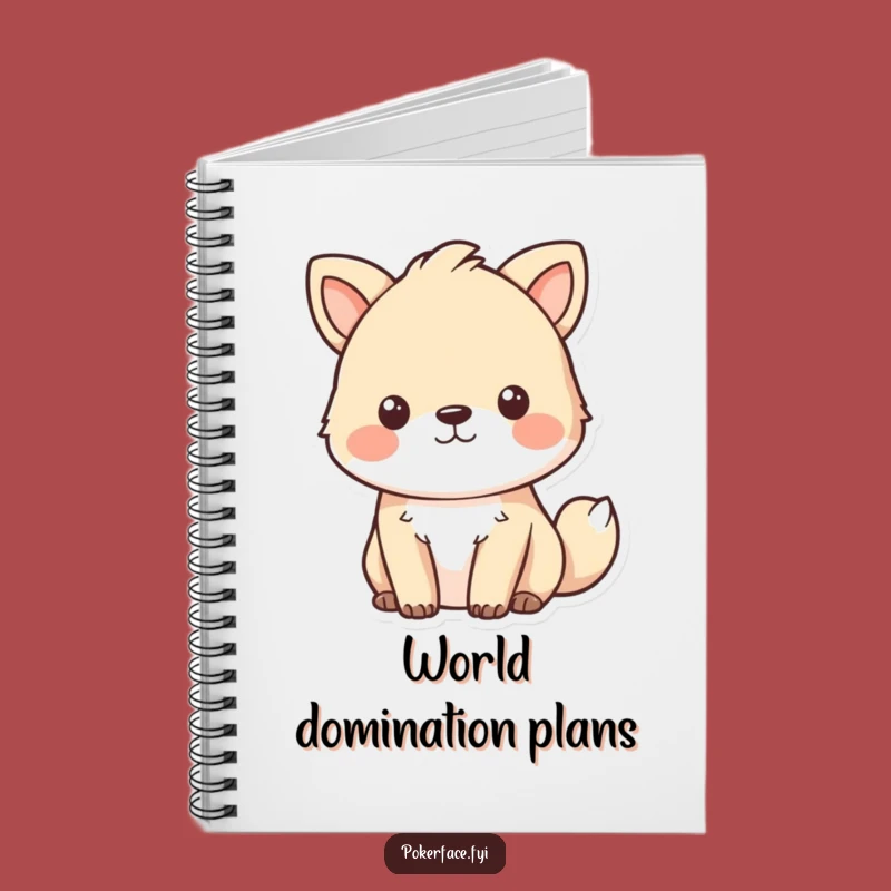 Funny Focused Animal Notebook: Jot Down Thoughts with an Emotionless Gaze
