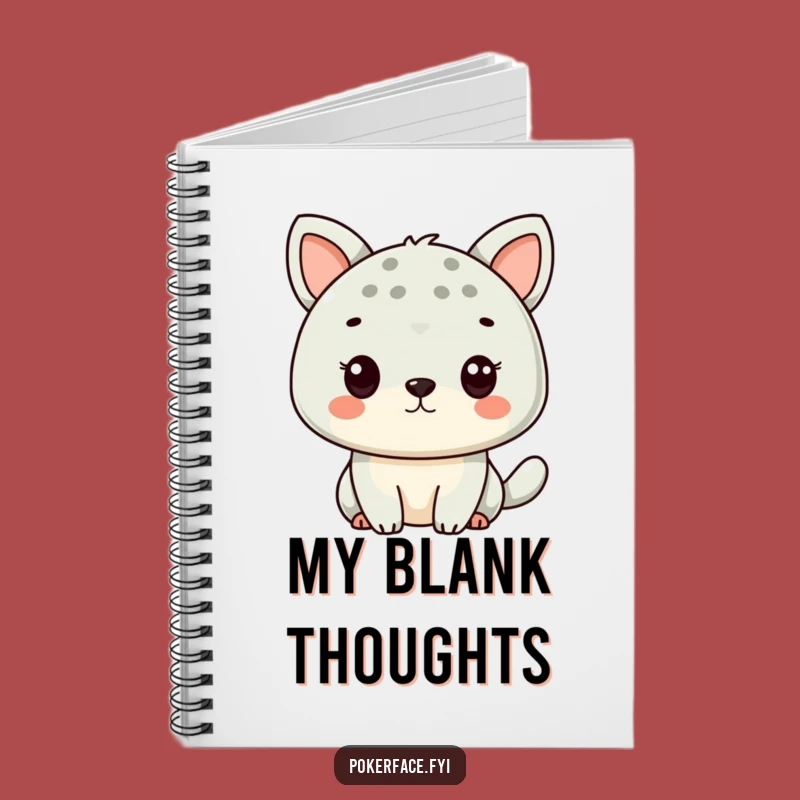 Funny Neutral Animal Expression Notebook: Jot Down Thoughts with a Blank Slate