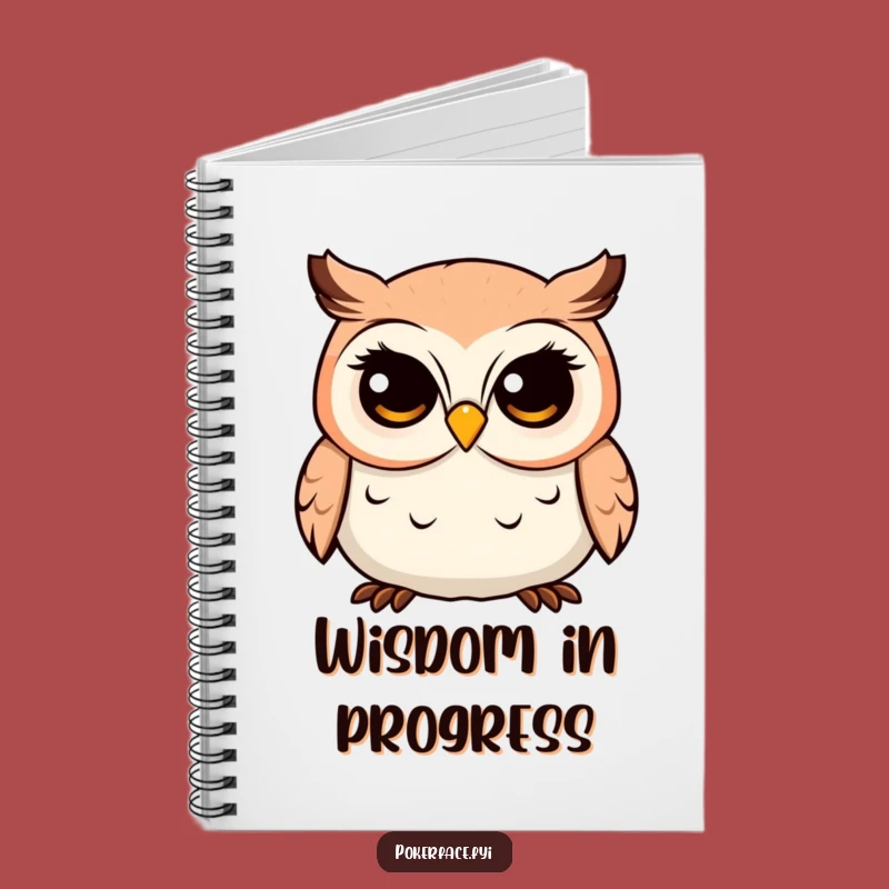 Funny Owl Notebook: Placid Gaze Character Journal for Thoughtful Notes