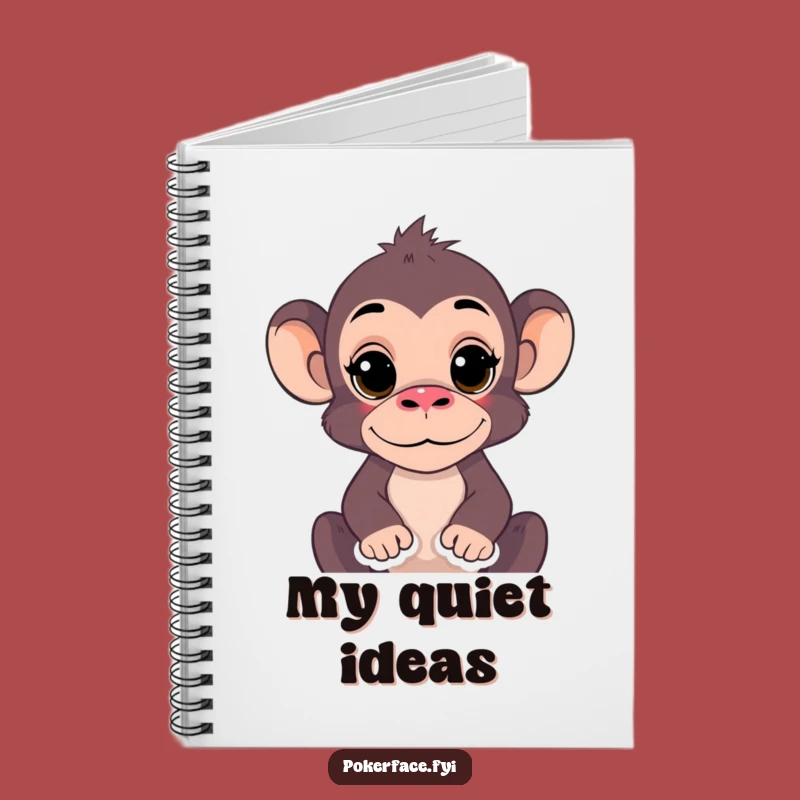 Funny Monkey Notebook: Still Thoughts, Perfect Gift for Zen Writers!