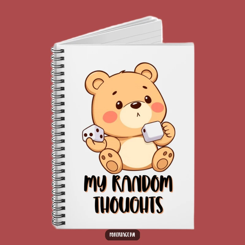 Funny Bear Dice Notebook: Emotionless Holder - Perfect Funny Gift for Strategy!