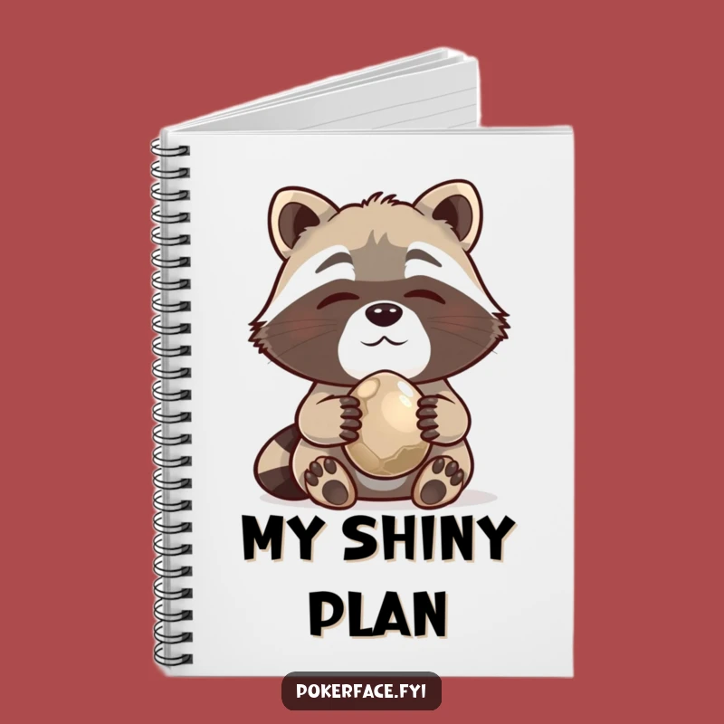 Funny Raccoon Notebook: Pebble Collector's Journal Gift