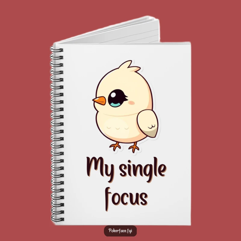 Funny Bird Notebook: Unblinking Thoughts, Perfect Gift for Observers!