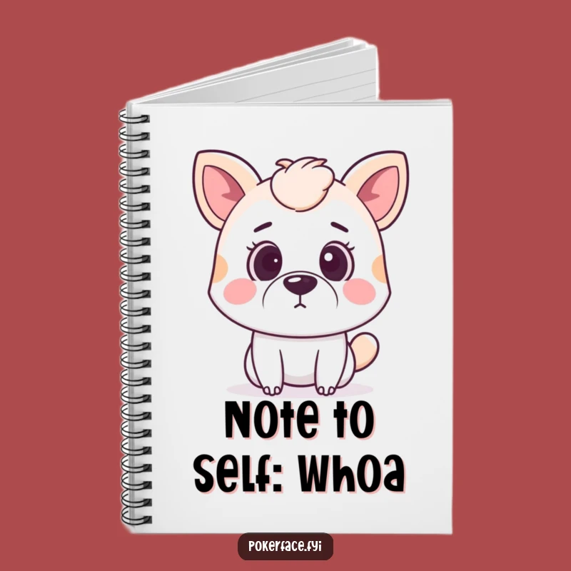 Funny Surprised Animal Notebook: Jot Down Thoughts with a Hilarious Neutral Mouth