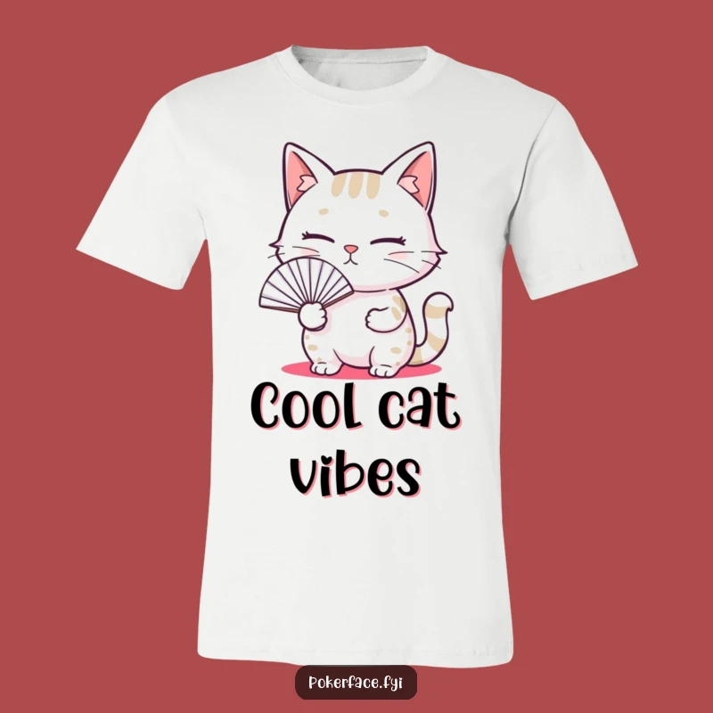 Funny Blank Cat Fan T-Shirt, Hilarious Emotionless Kitty Meme Tee