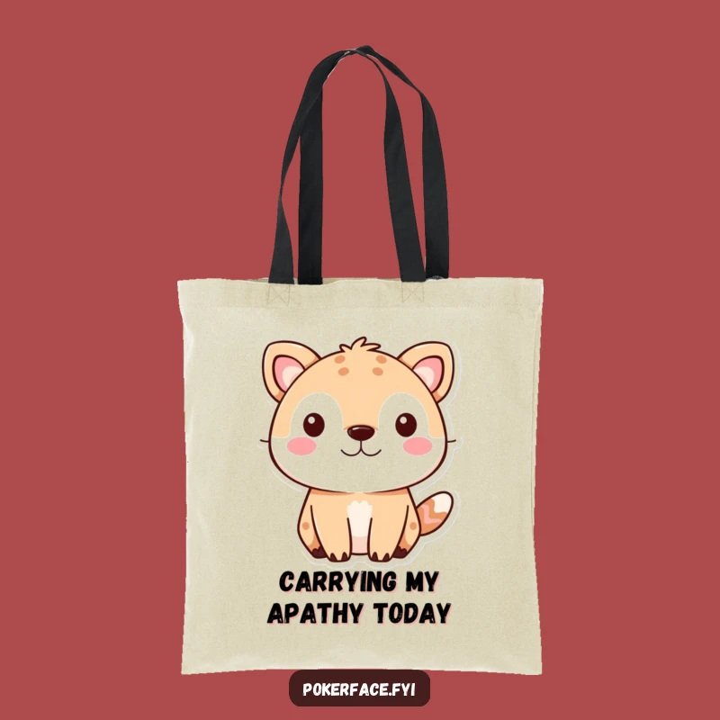 Funny Cute Animal Tote Bag: Carry Your Essentials with a Hilarious Blank Look