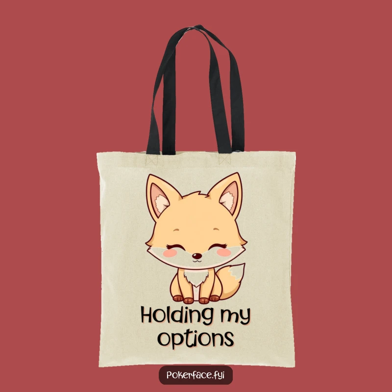 Funny Fox Tote Bag: Neutral Character, Stylish & Practical, Great Funny Gift Accessory